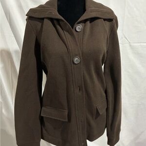 Karen Scott Brown Utility Jacket